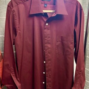Arrow Burgundy Dress Shirt